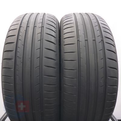3. Opony 225/60 R16 4x DUNLOP 102W XL Sport bluresponse Letnie 2019 6-6,5mm