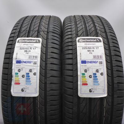 4. Opony 225/60 R17 4x CONTINENTAL 99H UltraContact Letnie 2022 