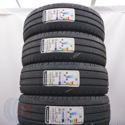 Opony 215/65 R16C 4x CONTINENTAL 109/107T VanContact Eco Letnie 2022 Nieużywane 