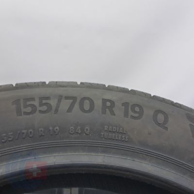 5. Opony 155/70 R19 2x CONTINENTAL 84Q EcoContact 6 Letnie 2023 
