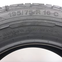 5. Opony 195/75 R16C 2x CONTINENTAL 107/105R ContiVanContact 100 Letnie 2022 Jak Nowe