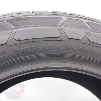 5. Opony 225/55 R17C 2x CONTINENTAL 109/107T VanContact Winter Zimowe 2020, 2024 Nieużywane