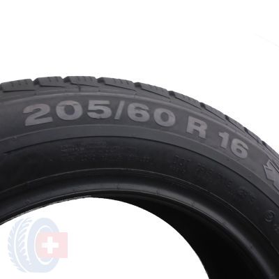 6. 2 x CONTINENTAL 205/60 R16 92H ContiWinterConatct TS 810 Zima 6.8-7.8mmMO 