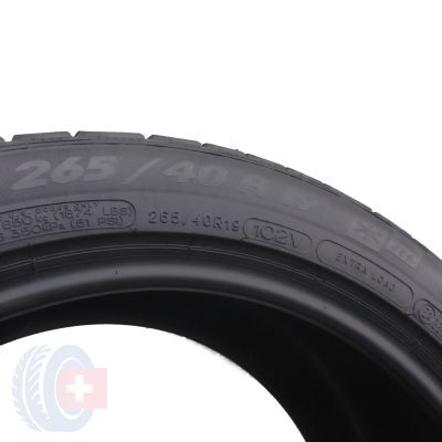 3. Opony 265/40 R19 2 x MICHELIN 102V XL Pilot Alpin PA4 M0 Zima 2021 7mm
