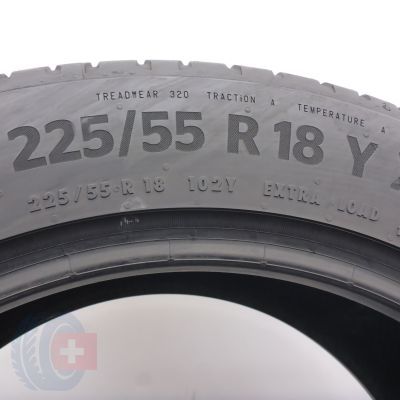 6. Opony 225/55 R18 4x CONTINENTAL 102Y EcoContact 6Q MO Letnie 2024 5,8-5,2-5mm