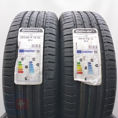 5. Opony 205/60 R16 4x CONTINENTAL 96V XL ContiPremiumContact 5 RFT BMW Letnie 2023/24 
