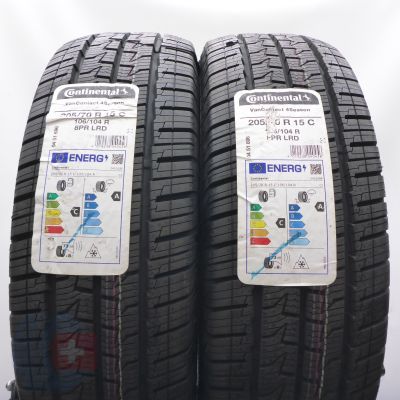 Opony 205/70 R15C 2x CONTINENTAL 106/104R VanContact 4Season Wielosezonowe 2022 