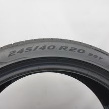 4. Opony 245/40 R20 2x PIRELLI 99Y XL PZero RunFlat BMW letnie 2023 5,5-6mm