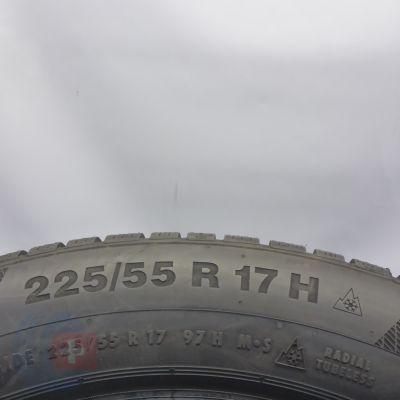6. Opony 225/55 R17 2x CONTINENTAL 97H XL WinterContact TS 850 P M0 BMW Zimowe 2022 