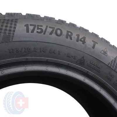 4. 2 x CONTINENTAL 175/70 R14 84T WinterContact TS860 Zima 2016 6,2-6,8mm