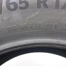 6. Opony 215/65 R17 4x CONTINENTAL 99H EcoContact 6 A0 Letnie 2021 Jak Nowe