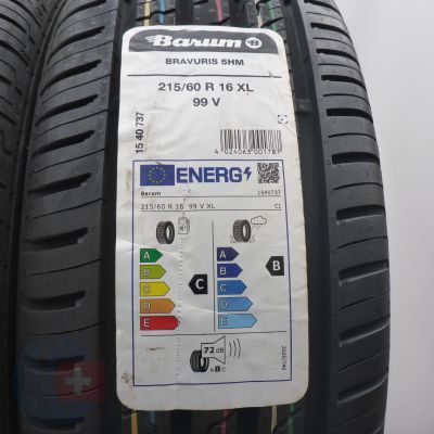 3. Opony 215/60 R16 2x BARUM 99V XL Bravuris 5HM Lato 2024 