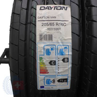 2. 4 x DAYTON 205/65 R16C 107/105T VAN Lato Jak Nowe Nieużywane 2018 