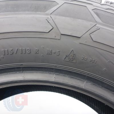 2. Opony 235/65 R16C 2x CONTINENTAL 115/113R VanContact Winter Zimowe 8,2-8,5mm 2019