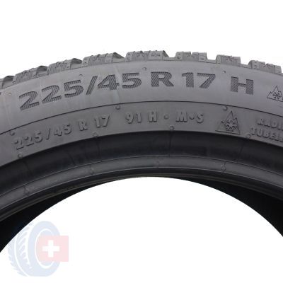 4. Opony 225/45 R17 2x CONTINENTAL 91H WinterContact TS860 Zimowe 2016, 2020 7,2mm
