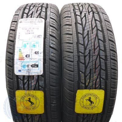 Opony 205/70 R15 2x CONTINENTAL 96H ContiCrossContact LX2 BSW Letnie M+S 2018 Jak Nowe Nieużywane