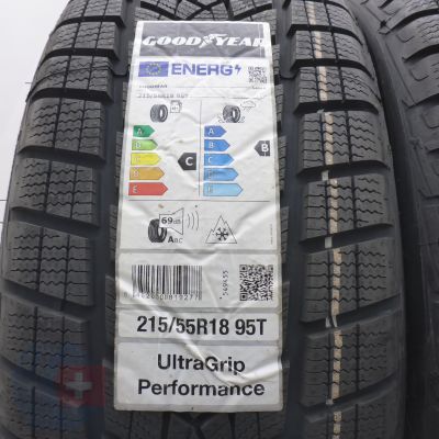 3. Opony 215/55 R18 4x GOODYEAR 95T UltraGrip Performance+ Zimowe 2022