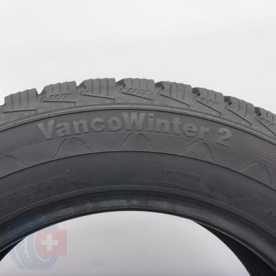 8. Opony 205/65 R16C 4x CONTINENTAL 107/105T VancoWinter 2 Zimowe 2020, 2021 6,8-7,5mm