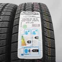 3. Opony 195/65 R16C 2x CONTINENTAL 104/102T VanContact Winter Zimowe 2019/23 