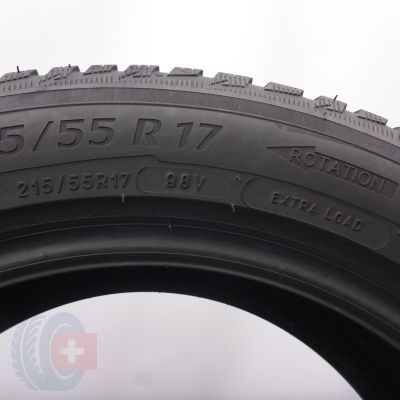 7. Opony 215/55 R17 4x MICHELIN 98V XL Alpin 5 Zimowe 2016 6,2-6,8mm