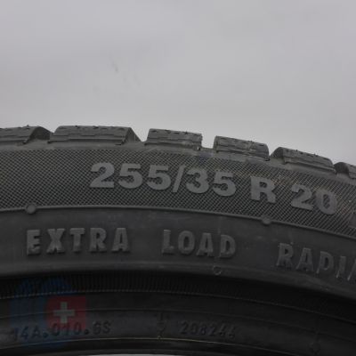 5. Opony 255/35 R20 2x CONTINENTAL 97W XL AO ContiWinterContact TS830P Zimowe 2022 Nieużywane 