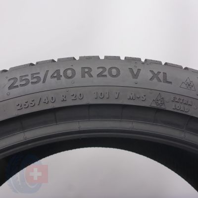 7. Opony 255/40 R20 4x CONTINENTAL 101V XL WinterContact TS 870 P Zimowe 2023 8,2-8,8mm 