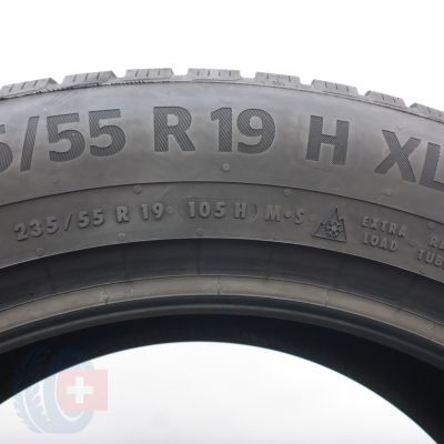 6. Opony 235/55 R19 2x CONTINENTAL 105H XL WinterContact TS870P Zimowe 2022 7,5-8mm