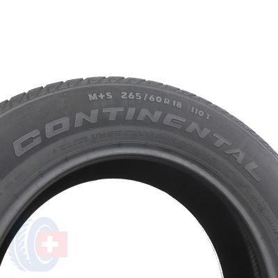 3. 2 x CONTINENTAL 265/60 R18 110T Cross Contact LX Lato M+S 2015 9mm JAK NOWE