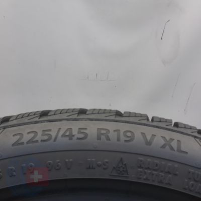 5. Opony 225/45 R19 2x BARUM 96V XL Polaris 5 Zimowe 2022 7,5-7,8mm