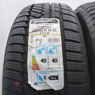 3. Opony 255/55 R19 2x CONTINENTAL 111V XL WinterContact TS 850 P SUV Zimowe 2019 