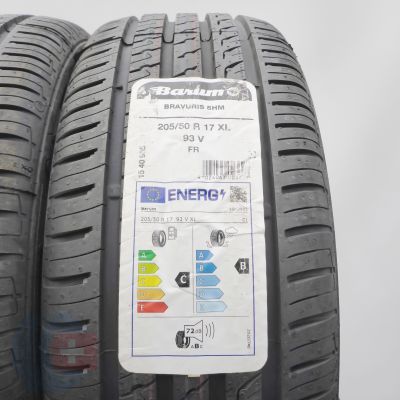 2. Opony 205/50 R17 2x BARUM 93V XL Bravuris 5 Letnie 2023 