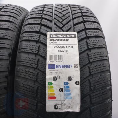 2. Opony 255/45 R19 2x BRIDGESTONE 104V XL Blizzak LM005 Zimowe 2024 