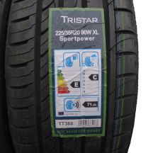 2. 2x TRISTAR 225/35 R20 90W XL SportPower Radial F105 Lato 2018 Jak Nowe