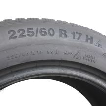 4. 2 x CONTINENTAL 225/60 R17 99H WinterContact TS850P SUV Zima 2015 Jak Nowe 7mm