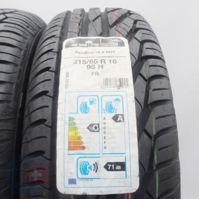 3. Opony 215/65 R16 2x UNIROYAL 98H RainExpert 3 Letnie 2019 Jak Nowe
