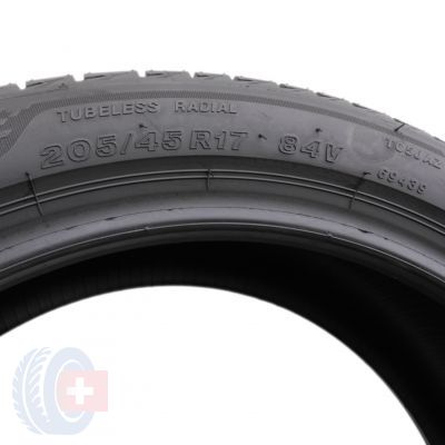 5. 4 x BRIDGESTONE 205/45 R17 84V Turanza T005 Lato  6.5mm 