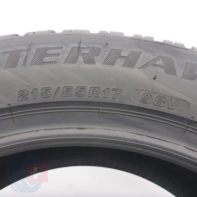 5. Opony 215/55 R17 2x FIRESTONE 98V XL Winterhawk 4 Zimowe 2023 7mm