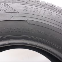 4. Opony 215/75 R16C 2x CONTINENTAL 116/114R ContiVanContact 100 Letnie 2019 9mm
