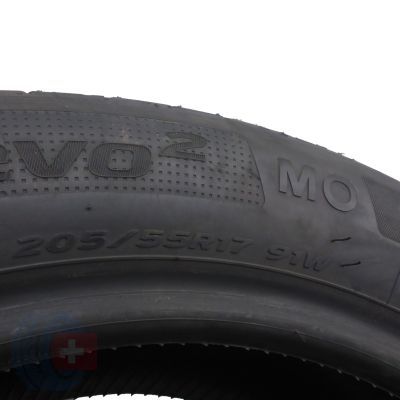 7. 4 x HANKOOK 205/55 R17 91W Ventus S1 evo 2 Lato 2018 