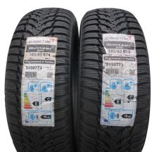 2 x KUMHO 185/65 R14 86T WinterCraft WP51 Zima 2016 Jak Nowe