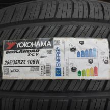 4. Opony 285/35 R22 2x YOKOHAMA 106W XL Geolandar X-CV G057 M+S Letnie 2025 