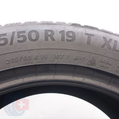 7. Opony 255/50 R19 4x CONTINENTAL 107T XL WintrerContact TS870P SEAL Zimowe 2022 7mm 