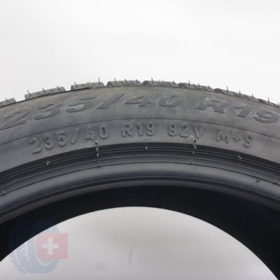 6. Opony 235/40 R19 2x PIRELLI 92V Sottozero Winter 240 serieII Zimowe 2023