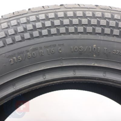 7. Opony 215/60 R16C 4x CONTINENTAL 103/101T VanContact Ultra Letnie 2023 Jak Nowe