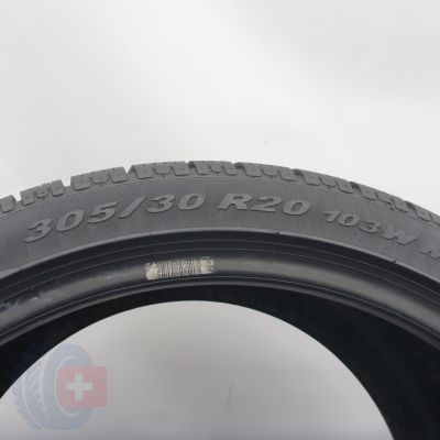 6. Opona 305/30 R20 1x PIRELLI 103W XL Sottozero Winter 270 SerieII M0 Zimowa 2022 7,2mm