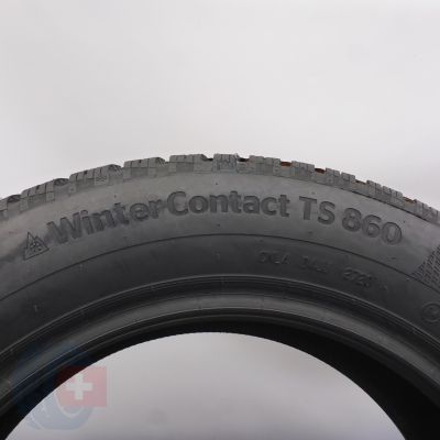 9. Opony 195/60 R16 4x CONTINENTAL 89H WinterContact Ts860 Zimowe 2020 Nieużywane 
