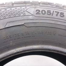 4. Opony 205/75 R16C 2x CONTINENTAL 113/111R ContiVanContact 100 Letnie 2022 Nieużywane 