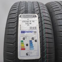 2. Opony 235/60 R18 2x CONTINENTAL 103W ContiSportContact 5 N0 Letnie 2022 