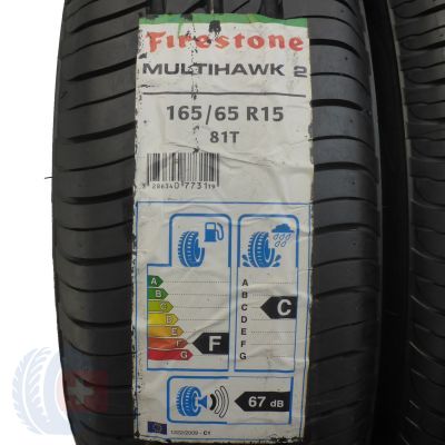 2. 4 x FIRESTONE 165/65 R15 81T Multihawk 2 Lato 2014, 2015 NIEUŻYWANE 