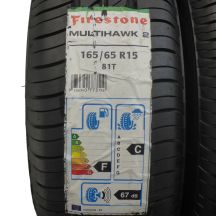 2. 4 x FIRESTONE 165/65 R15 81T Multihawk 2 Lato 2014, 2015 NIEUŻYWANE 